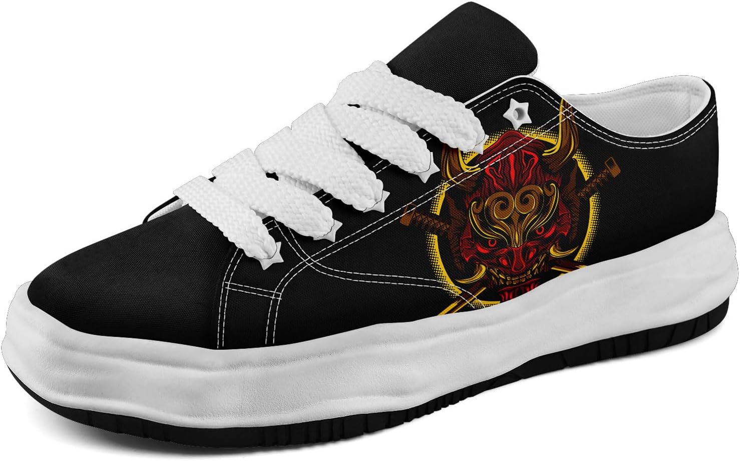 

Мужские готические кроссовки coolcustomize с черепами, модные, повседневные, для скейтбординга, из холщовой ткани, женские, уличная мода, удобные для ходьбы, белый