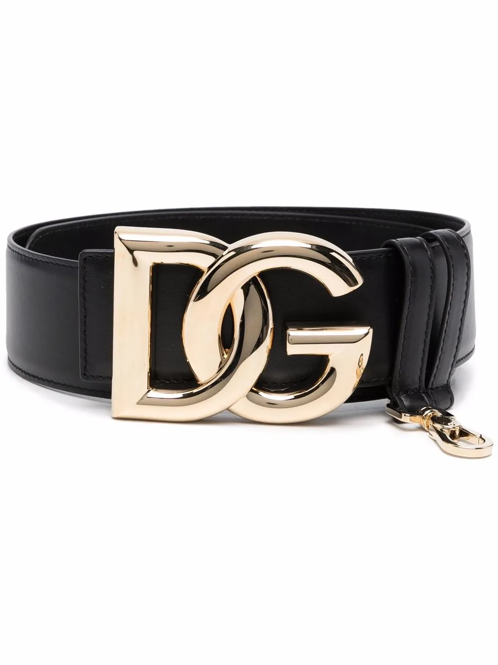 

Ремень с пряжкой-логотипом DOLCE & GABBANA, черный
