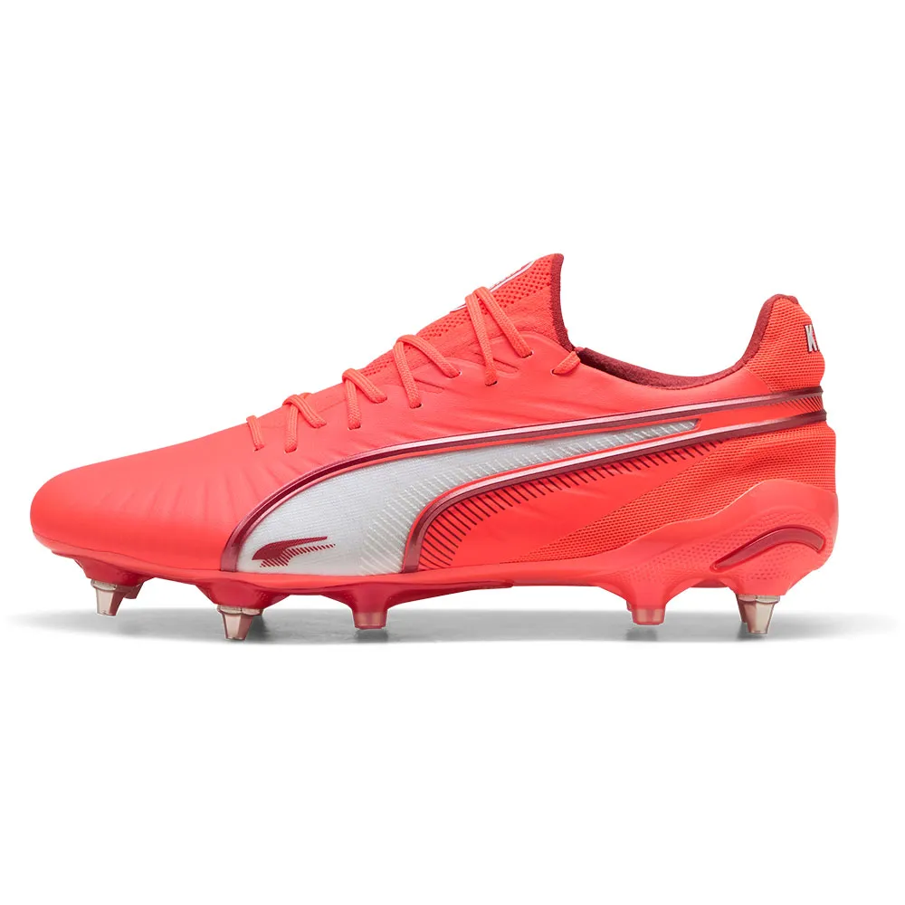 Футбольные бутсы Puma King Ultimate MxSG, оранжевый — фото 4