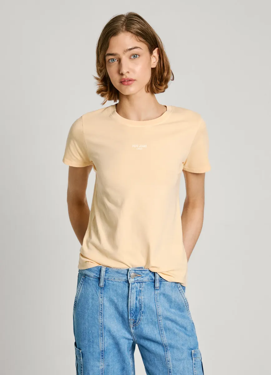 

Футболка Пепе Джинс Pepe Jeans, цвет Cornish Yellow