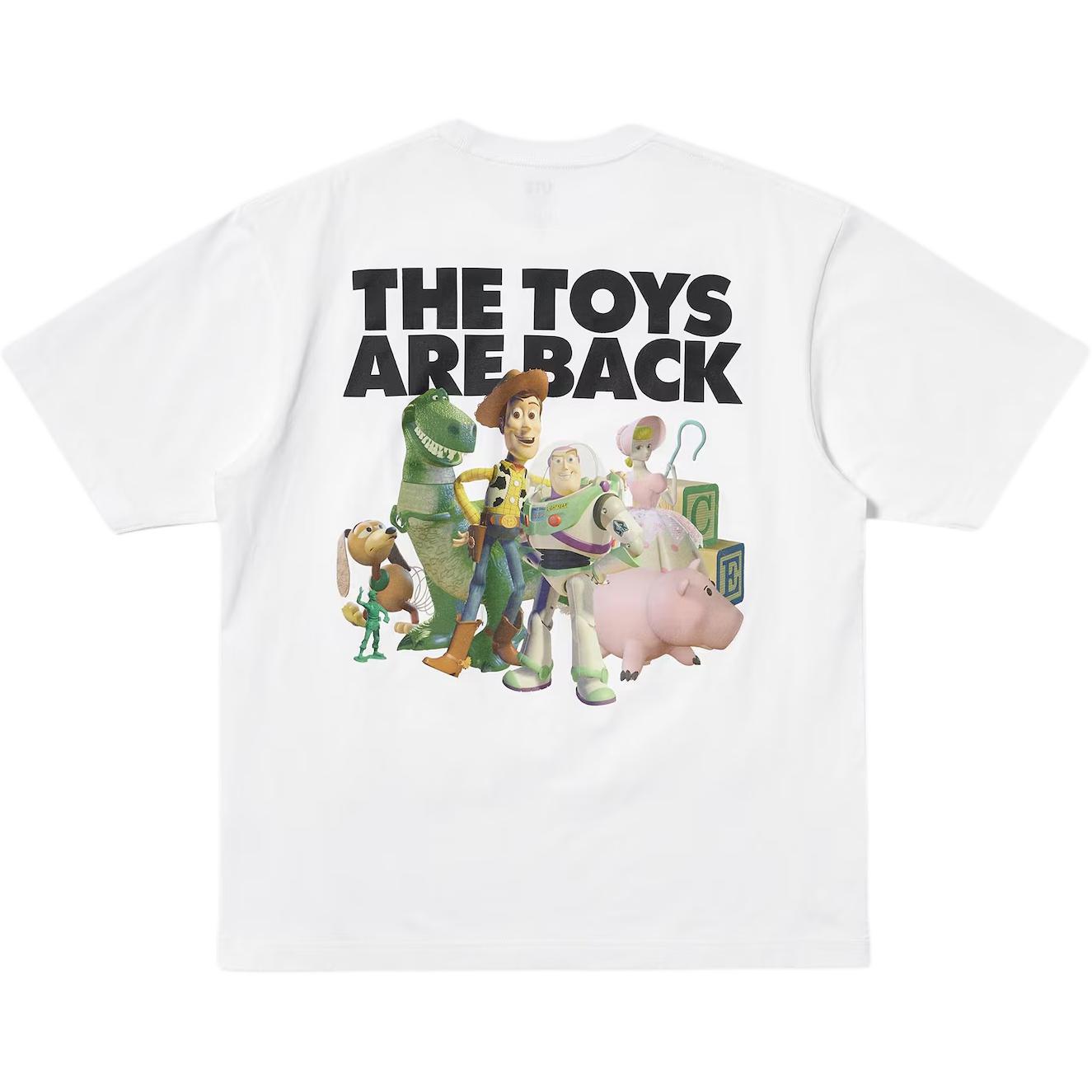 

UNIQLO Футболка мужская Toy Story, Collaboration, White, Белый, UNIQLO Футболка мужская Toy Story, Collaboration, White
