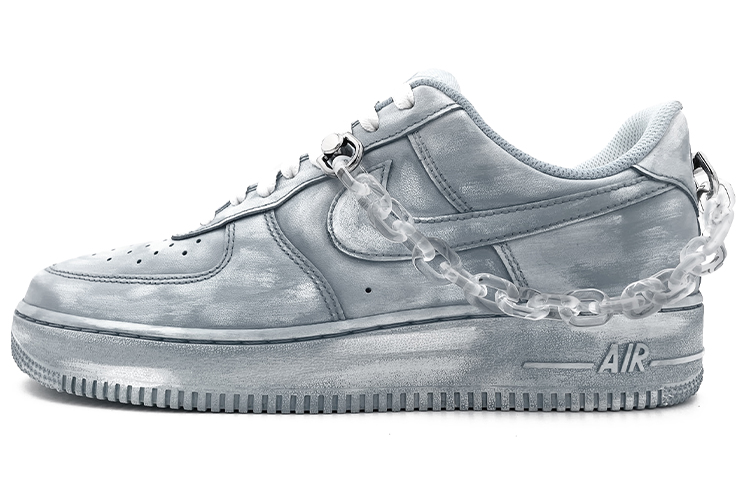 

Кроссовки Nike Air Force 1 Skateboard Shoes Women's Mid-Top Gray