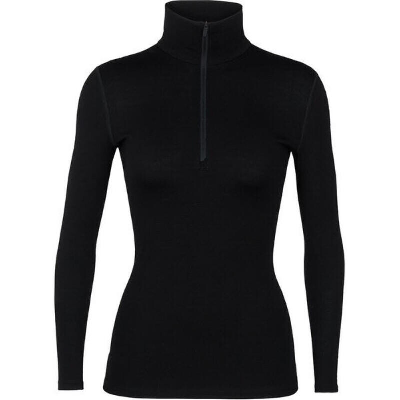 

Толстовка ICEBREAKER Longleeve 260 Tech LS Half Z, цвет schwarz