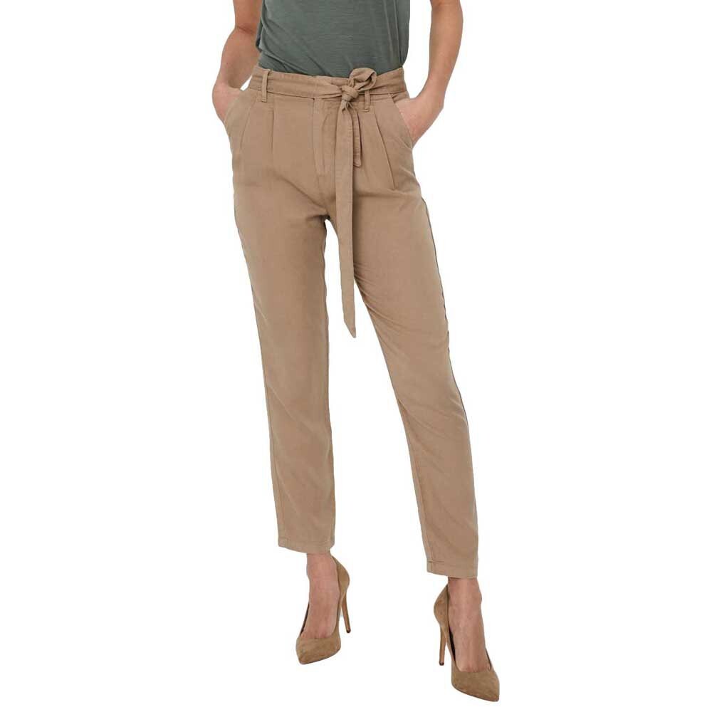 

Брюки Vero Moda Mia Hr Loose Tie, коричневый
