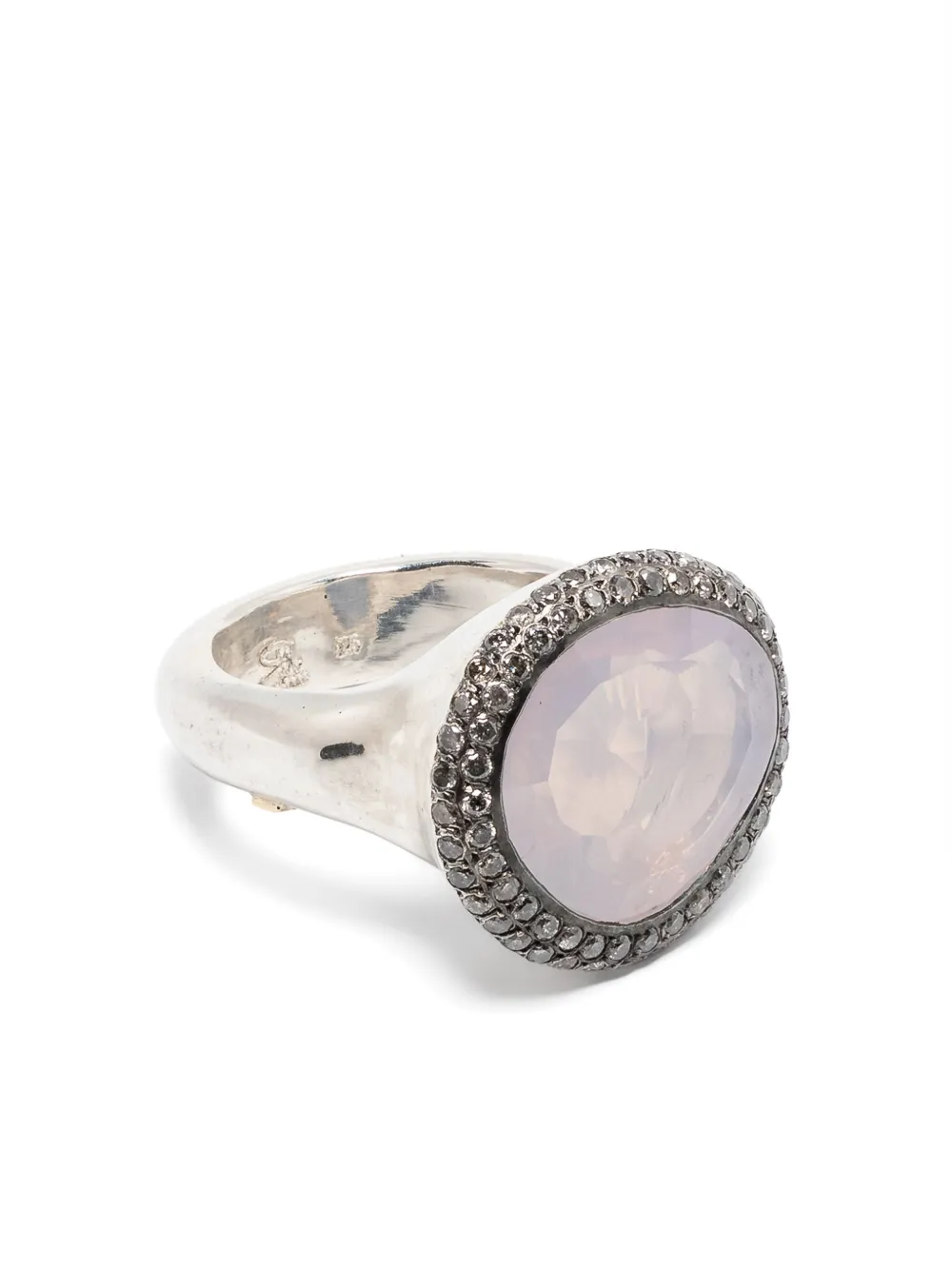 

Серебряное кольцо с кварцем Rosa Maria, серебяный