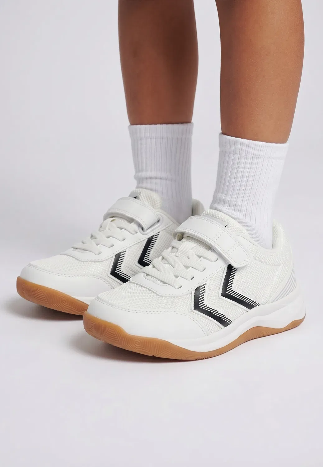 Кроссовки детские, вентилируемые, Hummel, белый
