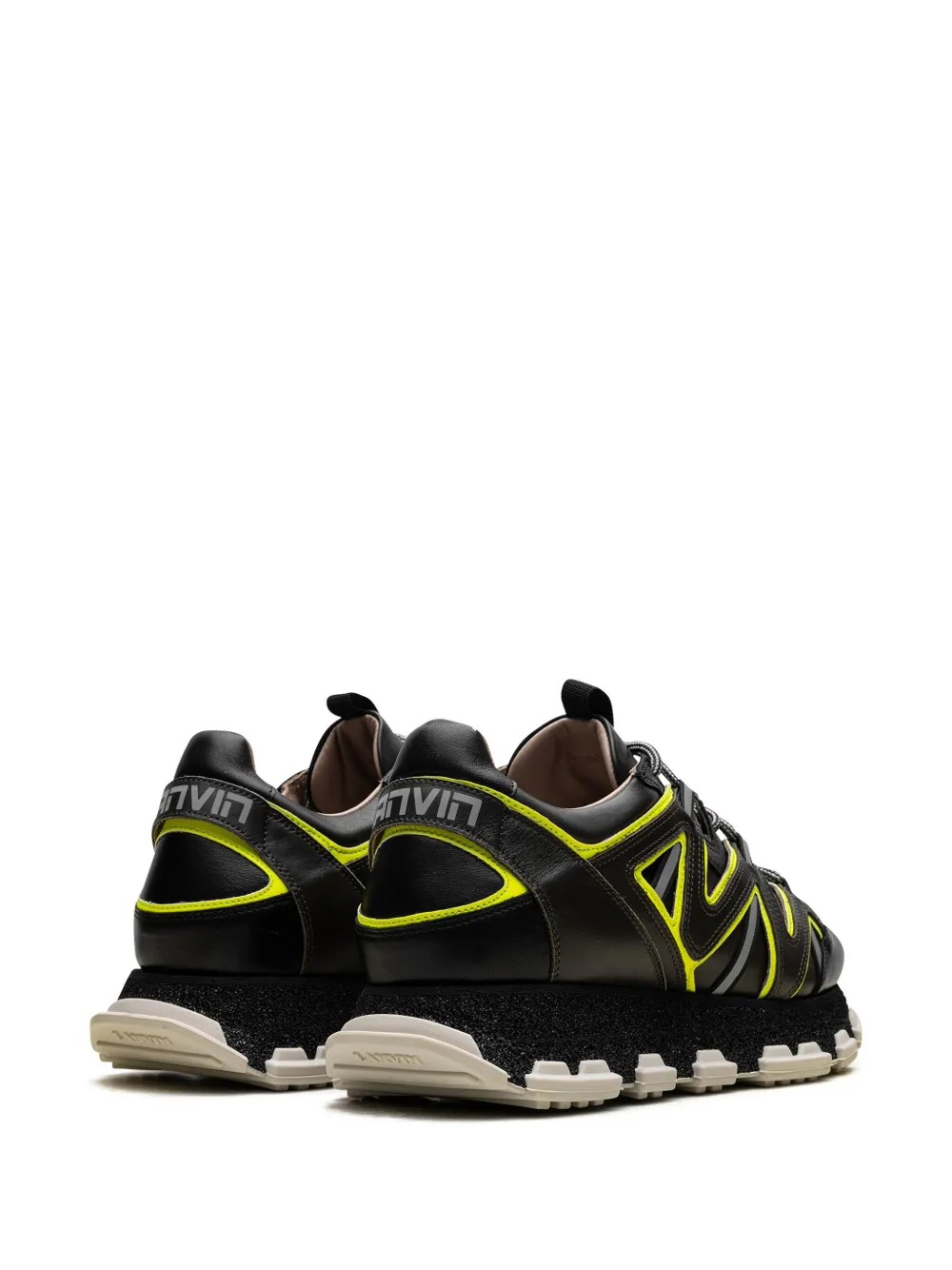 Кроссовки Trail-Tackling Lightning Black/Lightning Yellow Lanvin, черный — фото 3
