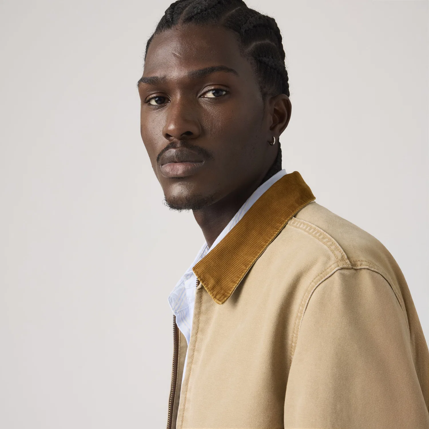 Легкая брезентовая куртка Castro Mechanics на молнии Levi's — фото 2