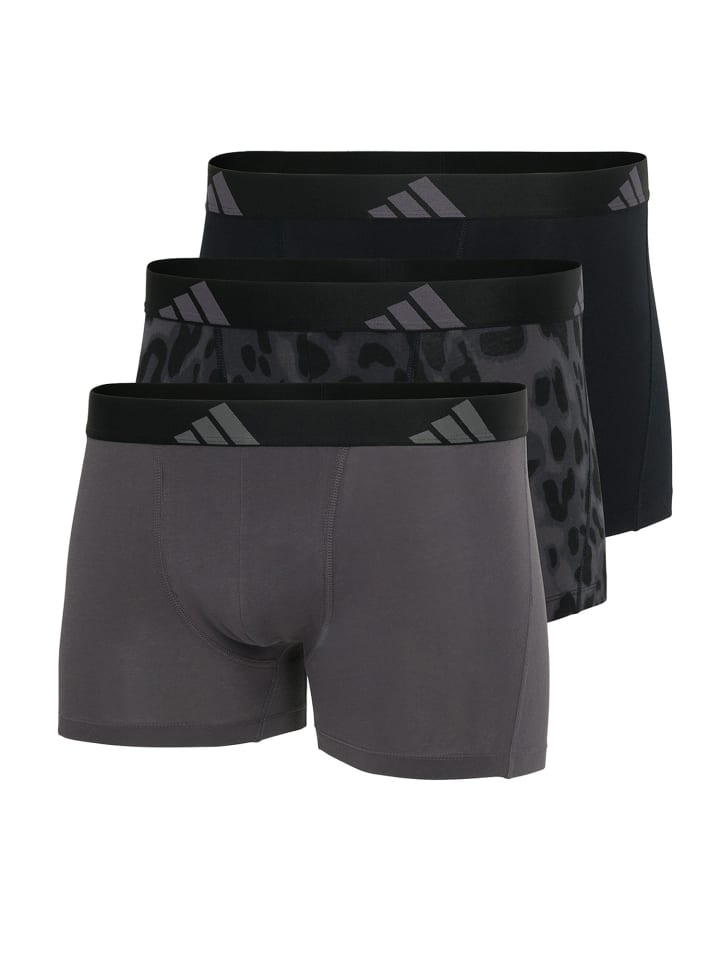 

Трусы боксеры adidas, цвет dunkelgrau, black leo, schwarz