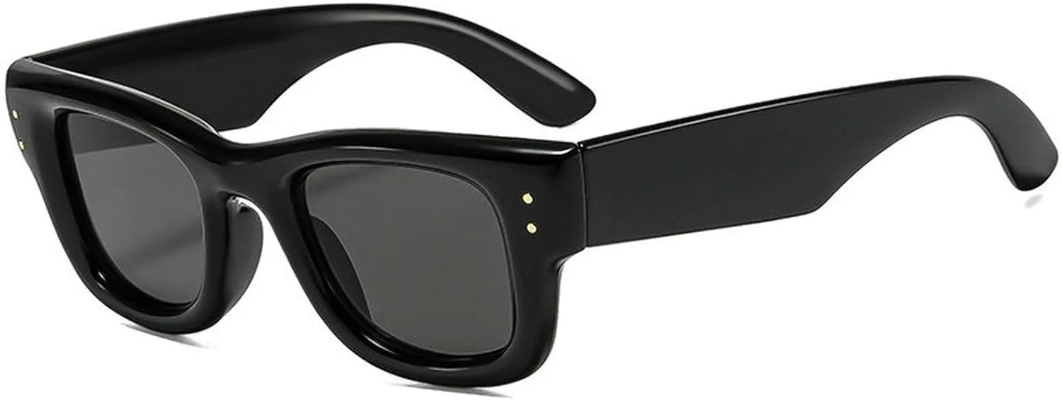 

Солнцезащитные очки COTIA квадратной формы для женщин и мужчин, модные, милые, массивные, в стиле ретро, ​​с толстой оправой, в стиле Y2K и хип-хоп, Black