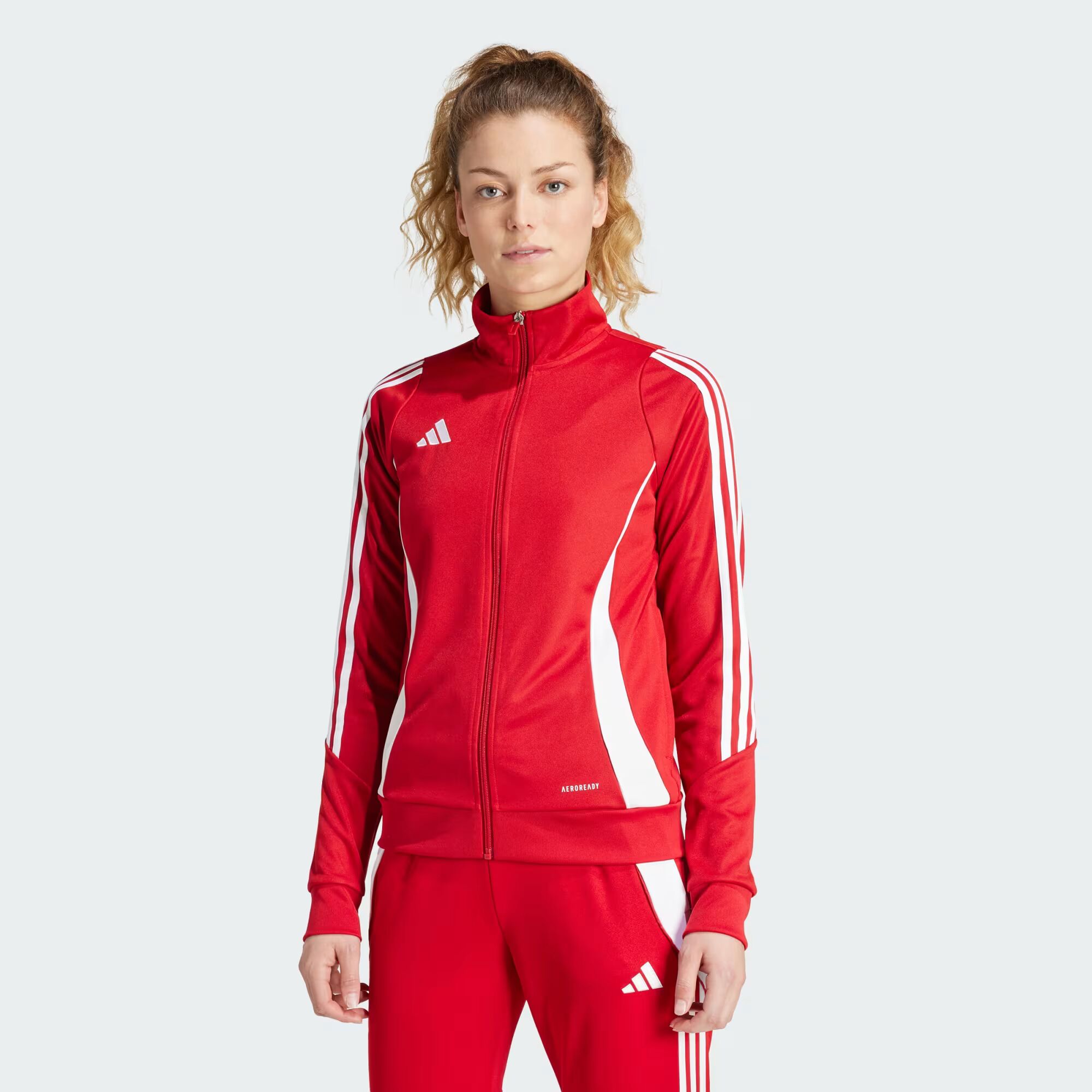 

Тренировочная куртка Tiro 24 Adidas, цвет Team Power Red 2/White