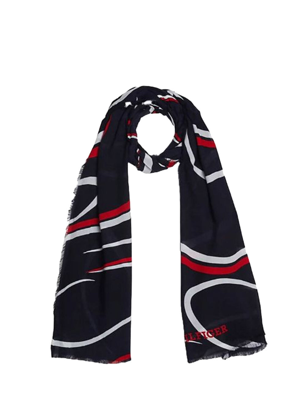 

Синий женский шарф Tommy Hilfiger