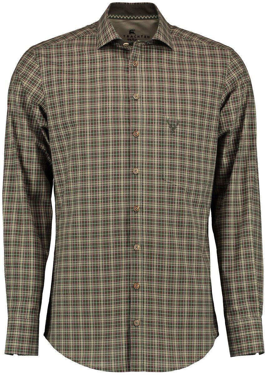 

Мужская охотничья рубашка OS TrachtenВ с длинным рукавом в клетку от Oefele Jagd, НОВАЯ