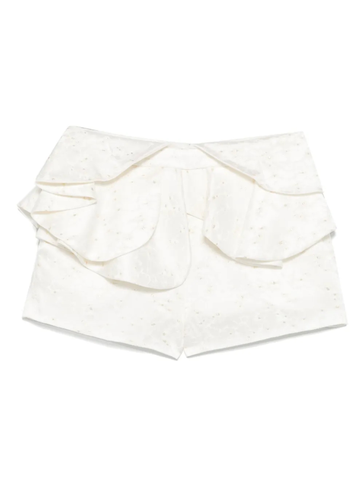 

Шорты с оборками Redemption, белый