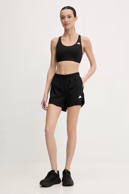 Спортивный бюстгальтер средней поддержки Optime Essentials Adidas Performance, черный — фото 2