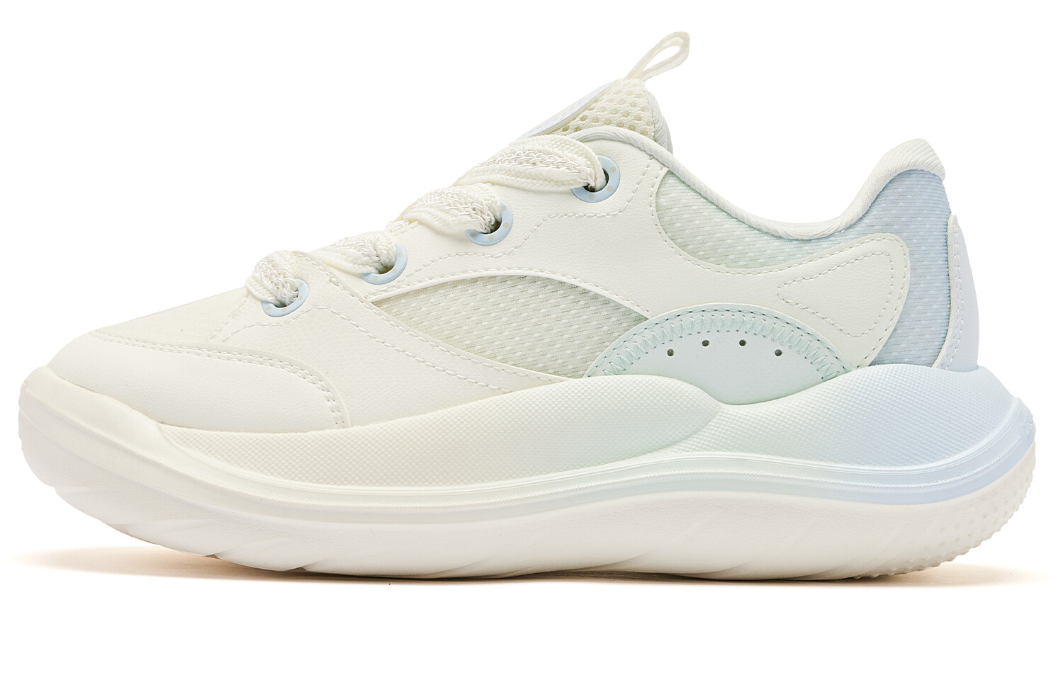 

Кроссовки QIAODAN Lifestyle Shoes Women's Low-top White/Blue, синий