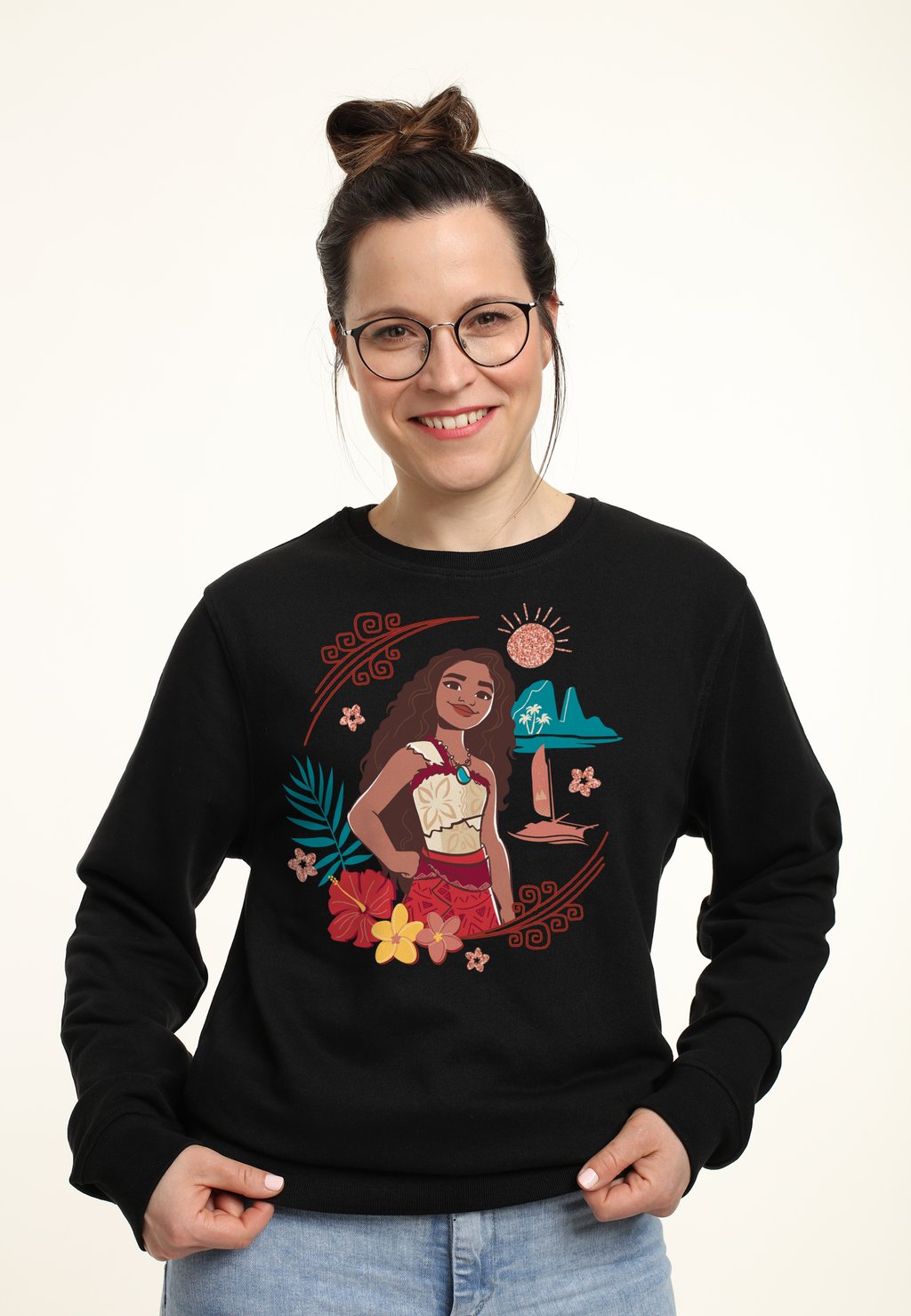 

Толстовка FEARLESS MOANA Disney, черный