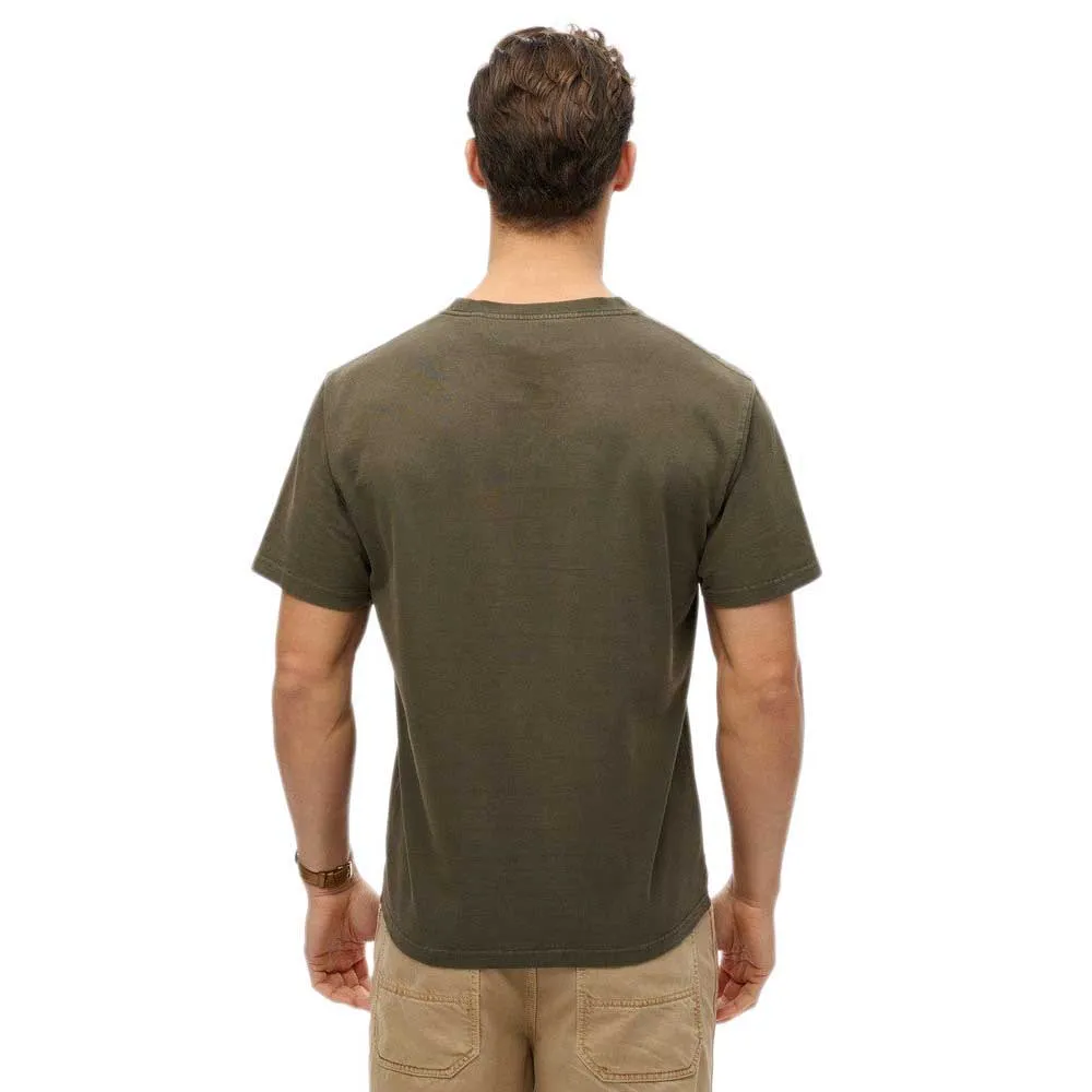 Футболка с коротким рукавом Superdry Essentials Relaxed Fit, зеленый — фото 2