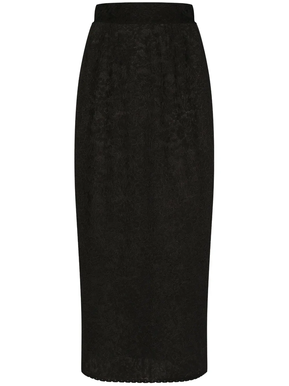 

Кружевная юбка миди DOLCE & GABBANA, черный