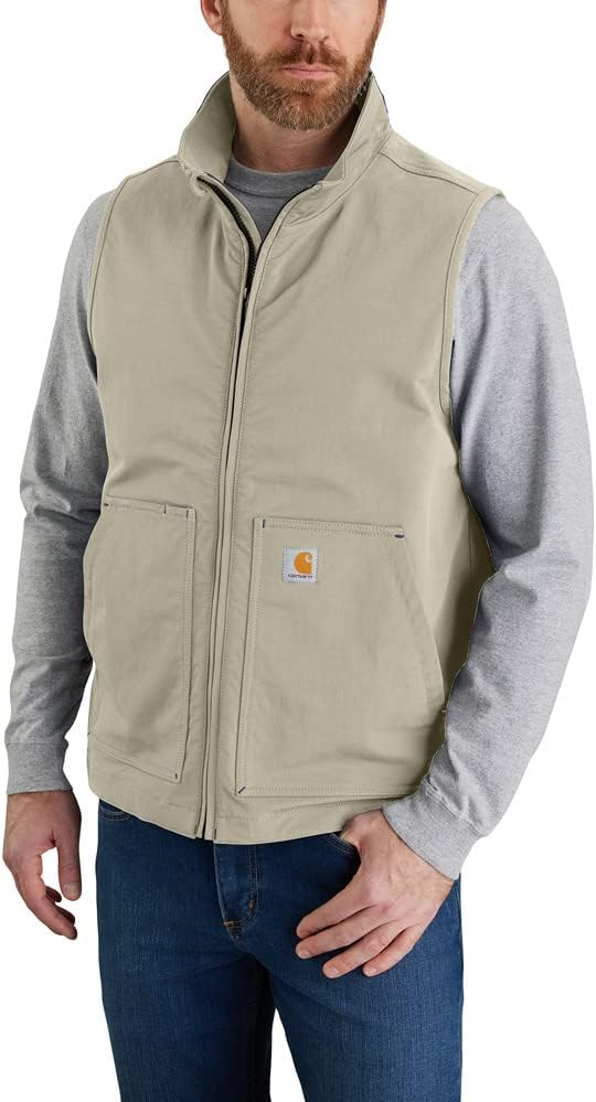 

Carhartt мужская куртка-жилет Super Dux Relaxed Fit легкая софтшелл, Greige