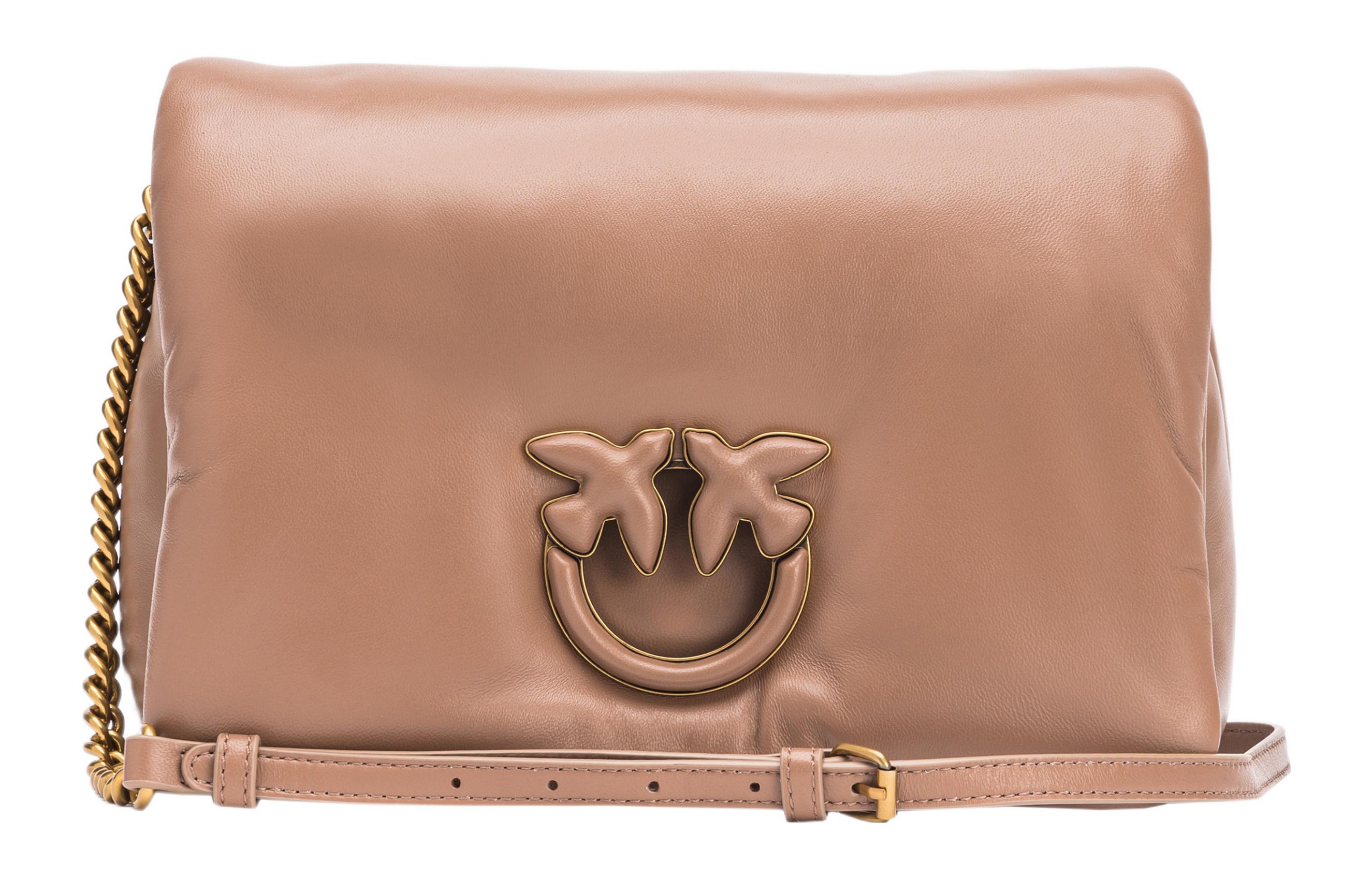 

Сумка-кроссбоди Puff Sheepskin, наплечная сумка Women's Gingerbread PINKO