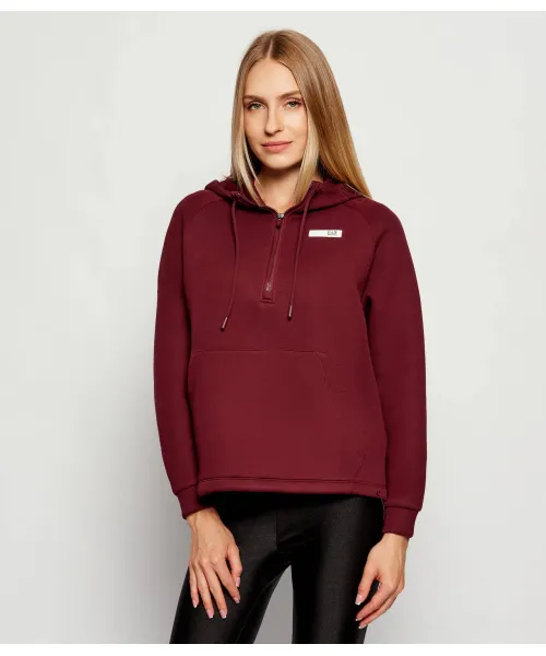 

Толстовка Relaxed fit Ea7, красный