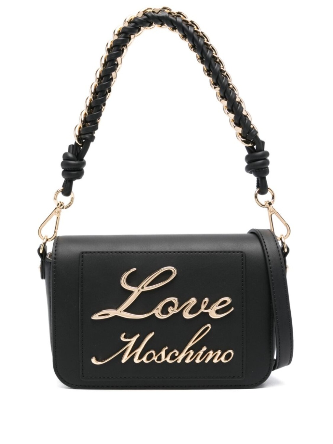 

Love Moschino сумка на плечо с логотипом, черный