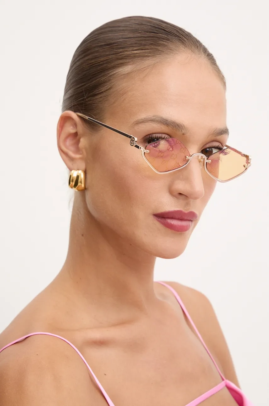 

Солнцезащитные очки Gucci, оранжевый