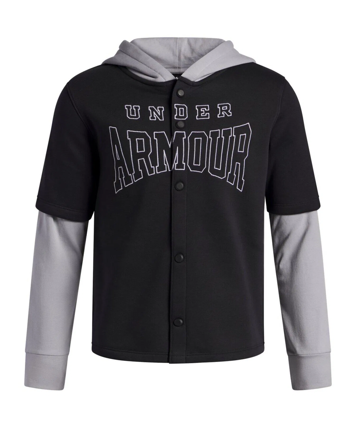 Толстовка UA Icon Fleece Button-Down Hoodie (для тренировок/детская)