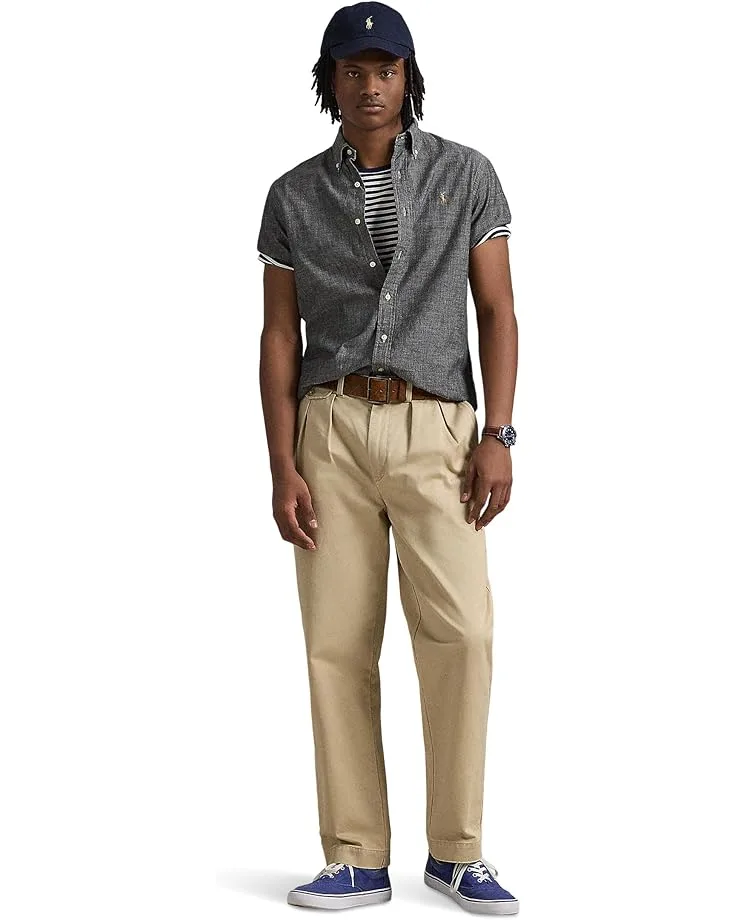 Рубашка Polo Ralph Lauren Classic Fit Chambray Shirt, Light Grey — фото 4