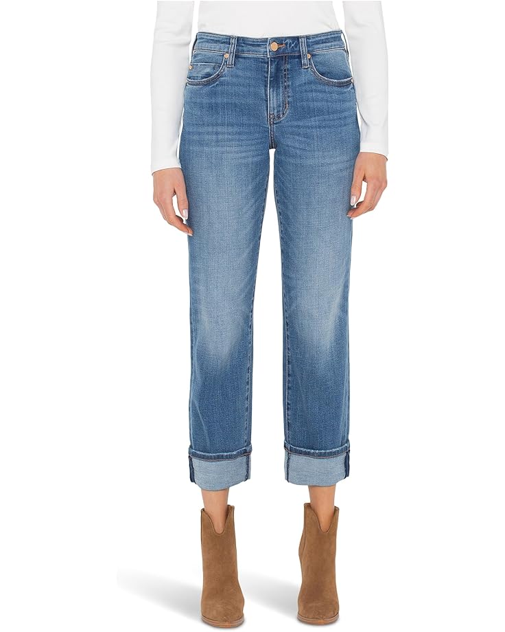 

Джинсы Liverpool Los Angeles Marley Mid-rise Girlfriend Cuffed Jean 30" Uncuffed/ 27" Cuffed Inseam, цвет Campus