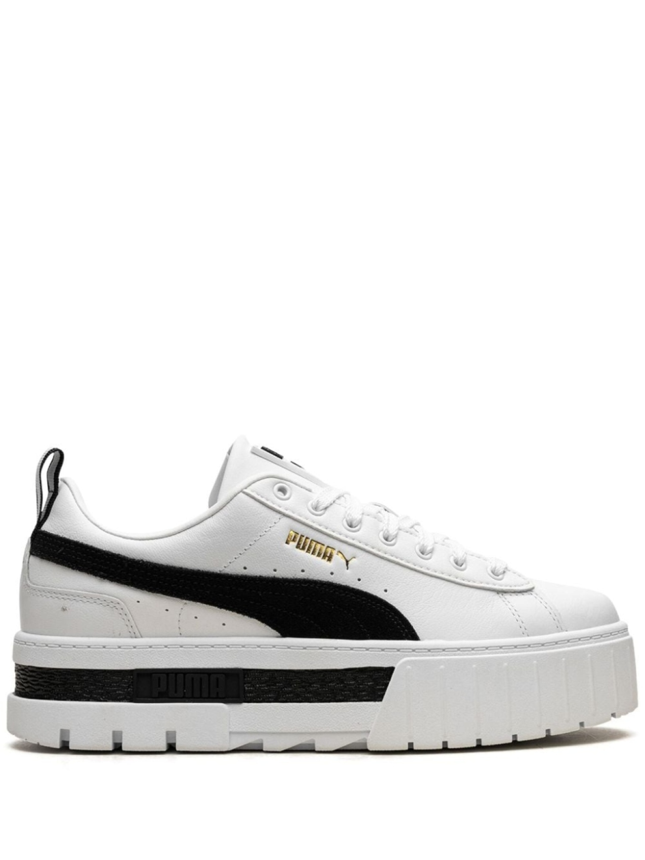 

PUMA кроссовки Mayze Lth Wn's White/Black, белый