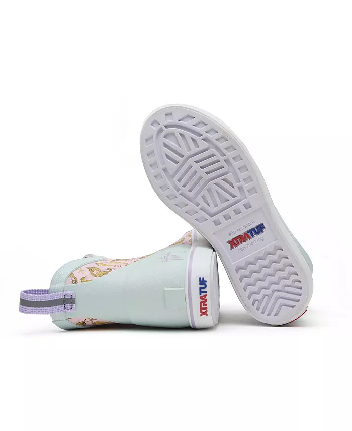 Маленькие детские ботинки на шнуровке Ankle Deck Guy Harvey Xtratuf, розовый — фото 2