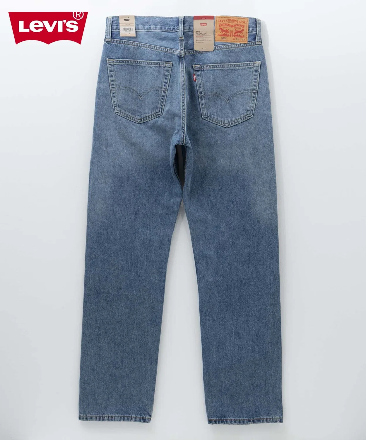 Джинсы прямые Levi's 505 Regular Fit, синие