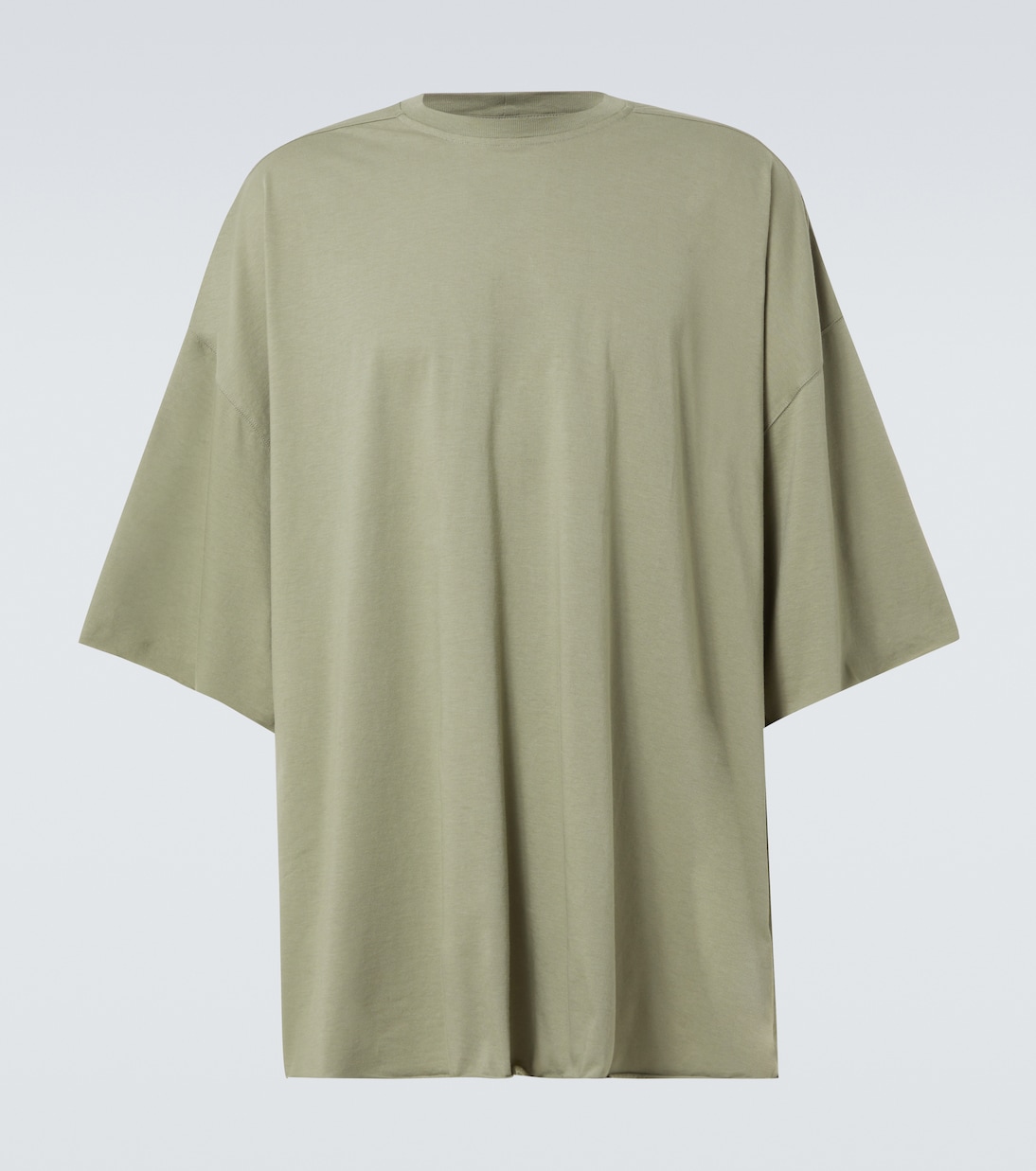 

Футболка Tommy T из хлопкового джерси Rick Owens, Celadon