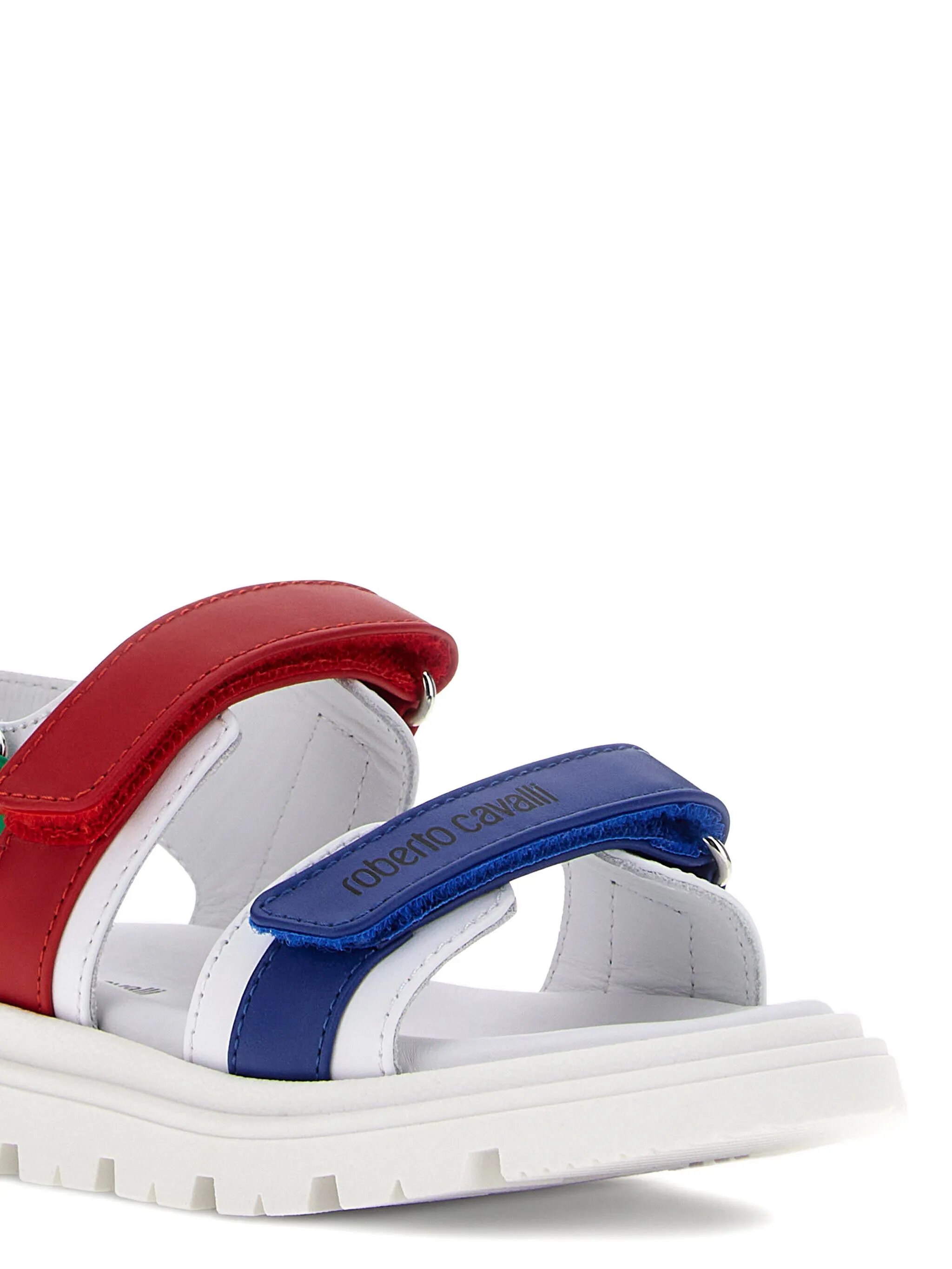 

Сандалии с ремешком и логотипом RC Roberto Cavalli, белый