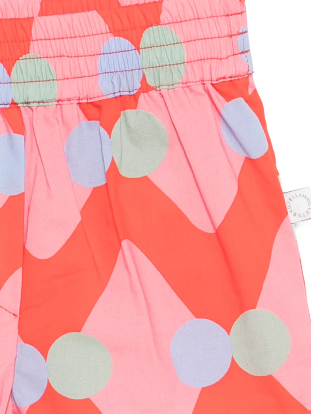 Шорты с узором Stella Mccartney Kids, красный — фото 3