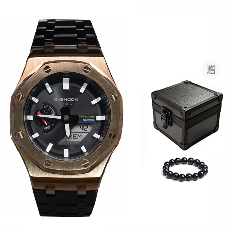 

Мужские часы CASIO Liquid Crystal/Analog Dual Display Series 44 мм черные