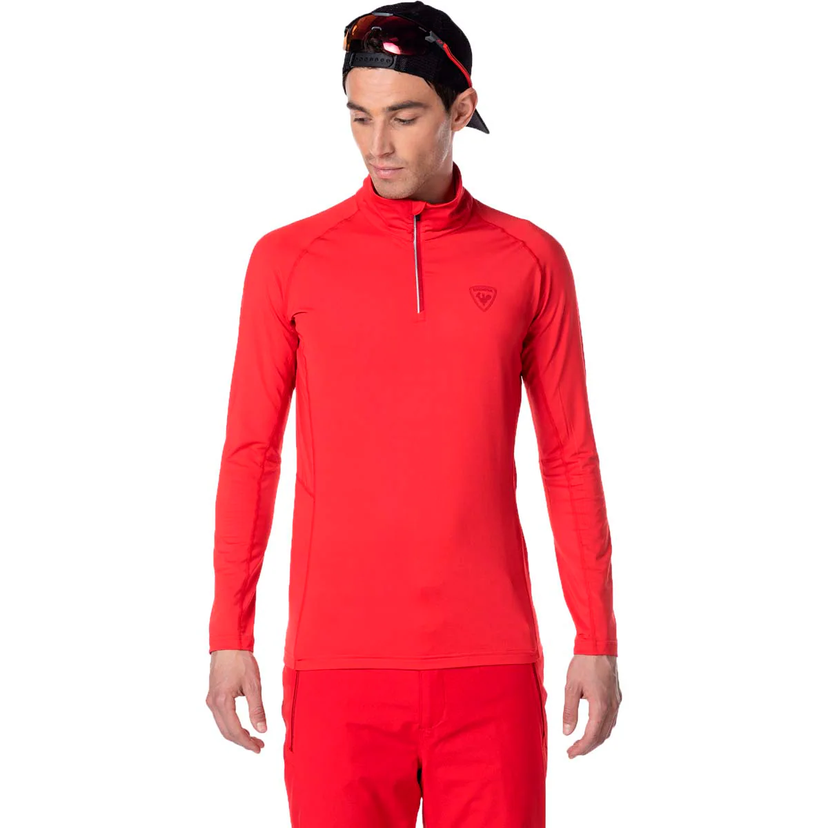 

Мужской флис Classique с молнией 1/2 Rossignol, красный