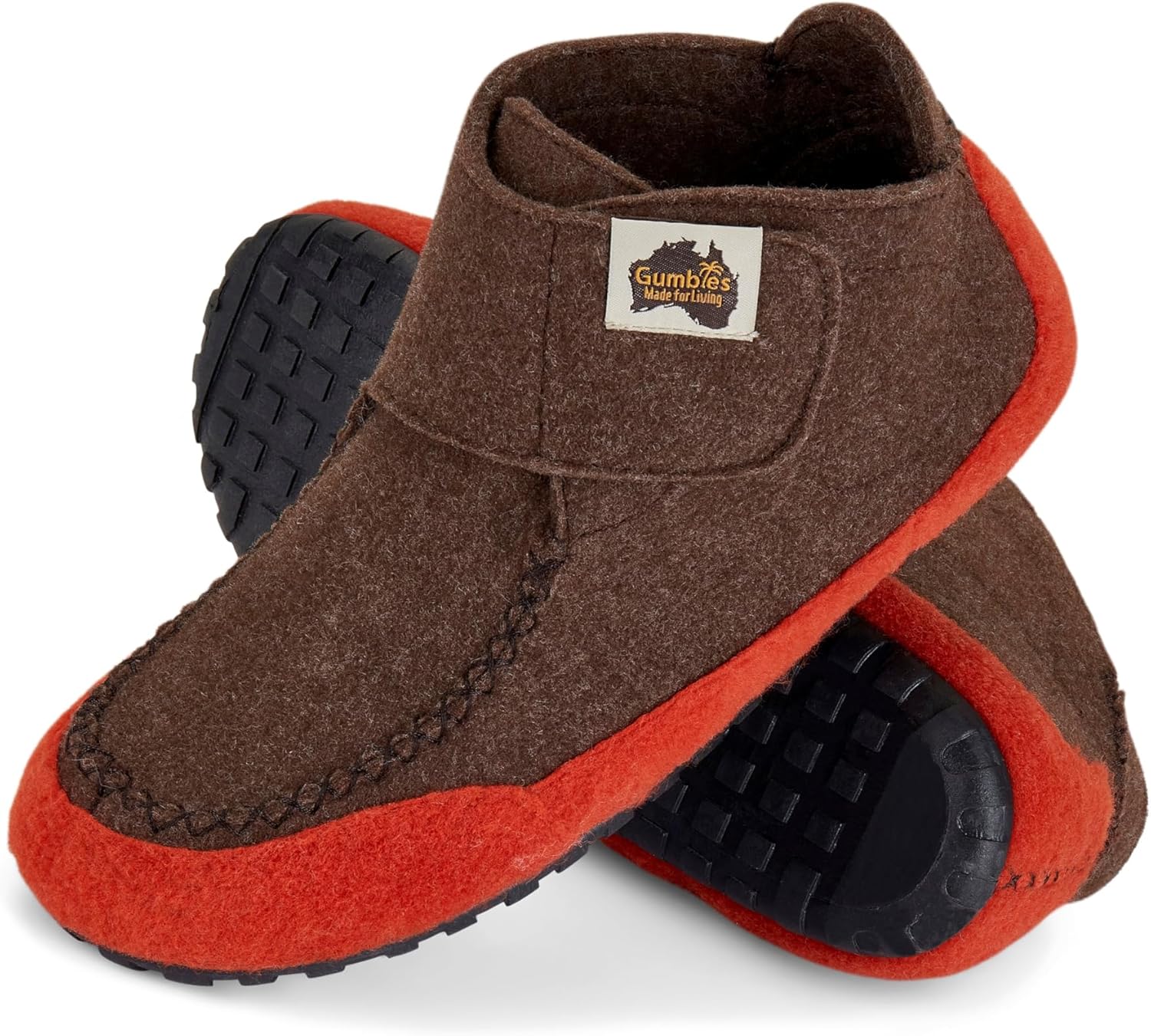 

Тапочки Gumbies Quokka для дома и улицы, легкое надевание, выполнены из переработанных материалов, идея подарка для мужчин и женщин, шоколадный