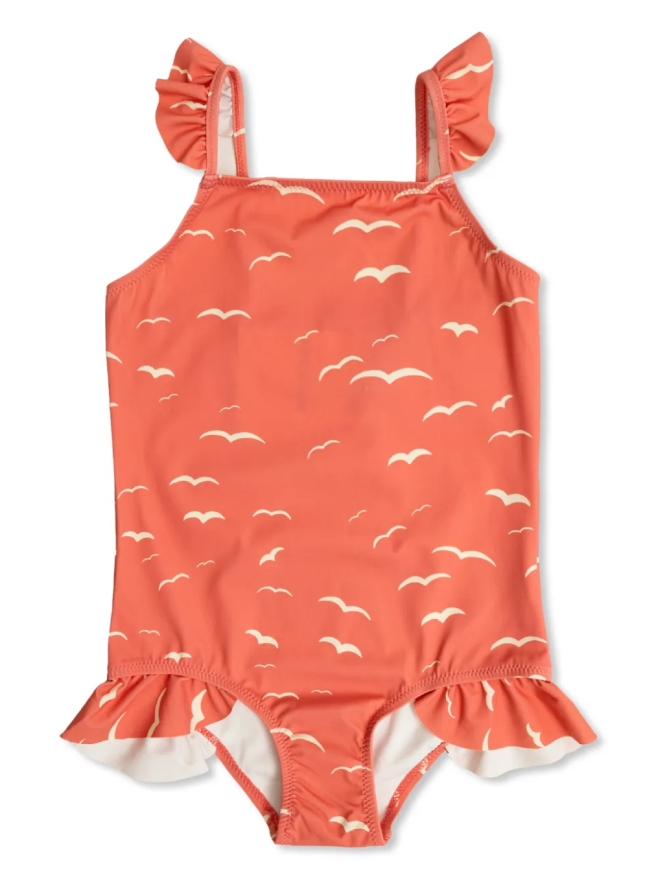 

Купальник Mini Rodini с оборками, белый
