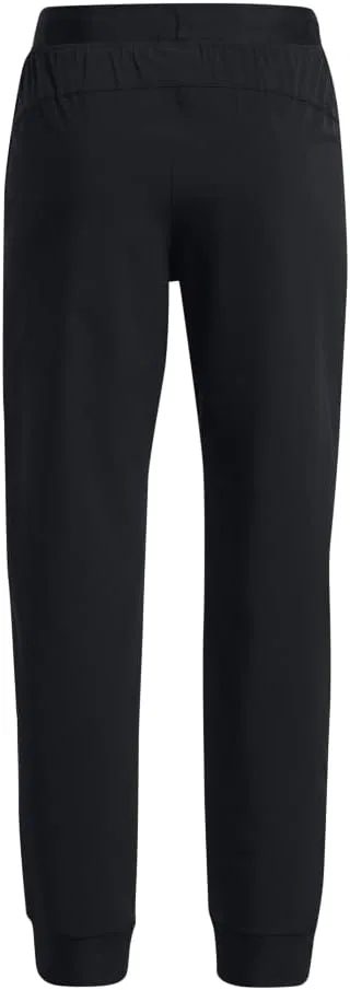 Детские спортивные брюки Under Armour Armoursport Woven Joggers, (001) Black//White — фото 2