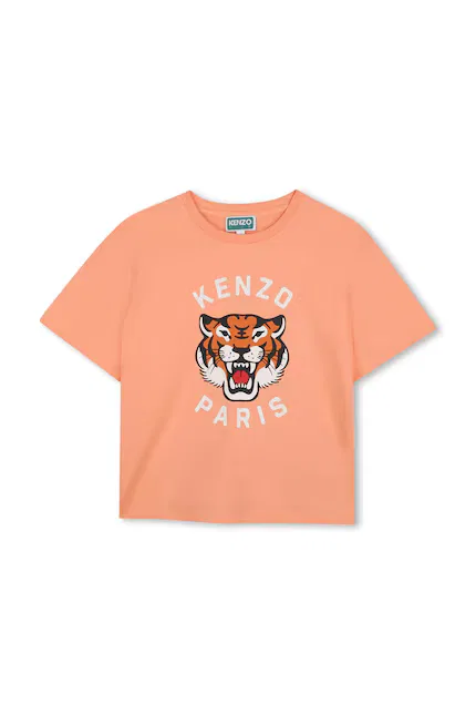 Футболка с коротким рукавом оранжевая, Kenzo kids