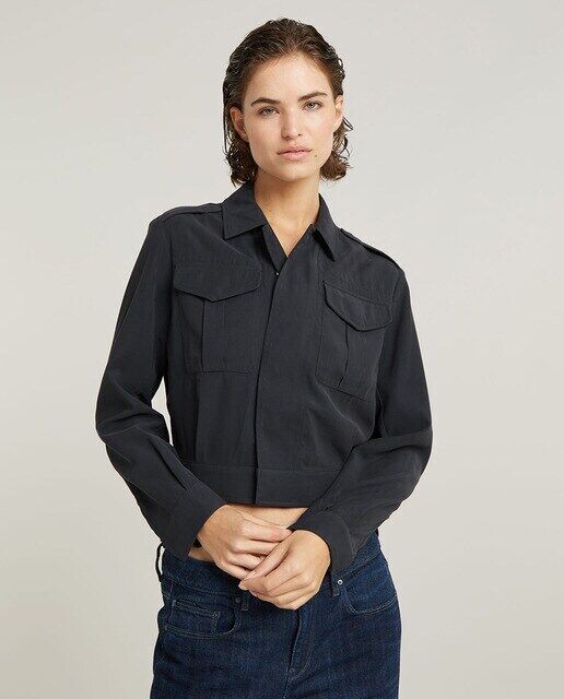 

Офицерская куртка короткого покроя женская G-Star Raw, синий