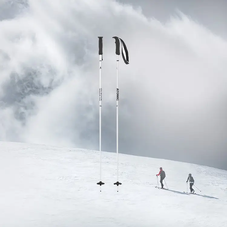 

HKDA Atomic лыжные палки, 3-звездочные алюминиевые палки для фрирайда, профессиональное горнолыжное снаряжение, снежные палки, серый цвет - 3-звездочные алюминиевые палки AMT AJ5005624135cm