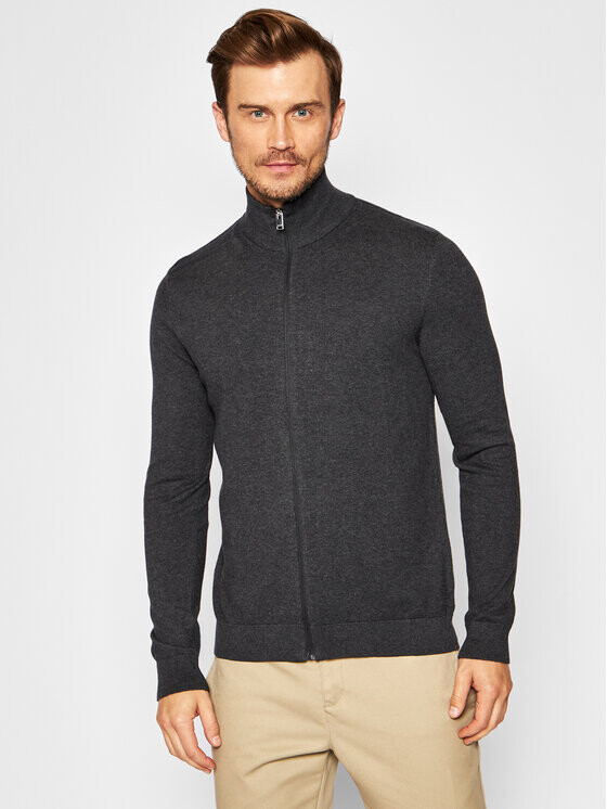 

Кардиган стандартного кроя Selected Homme, серый