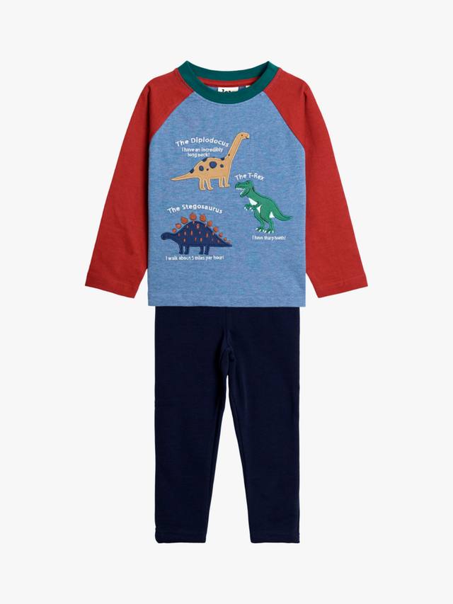 

Детский комплект из хлопка с динозаврами: топ и леггинсы JoJo Maman Bébé, Denim