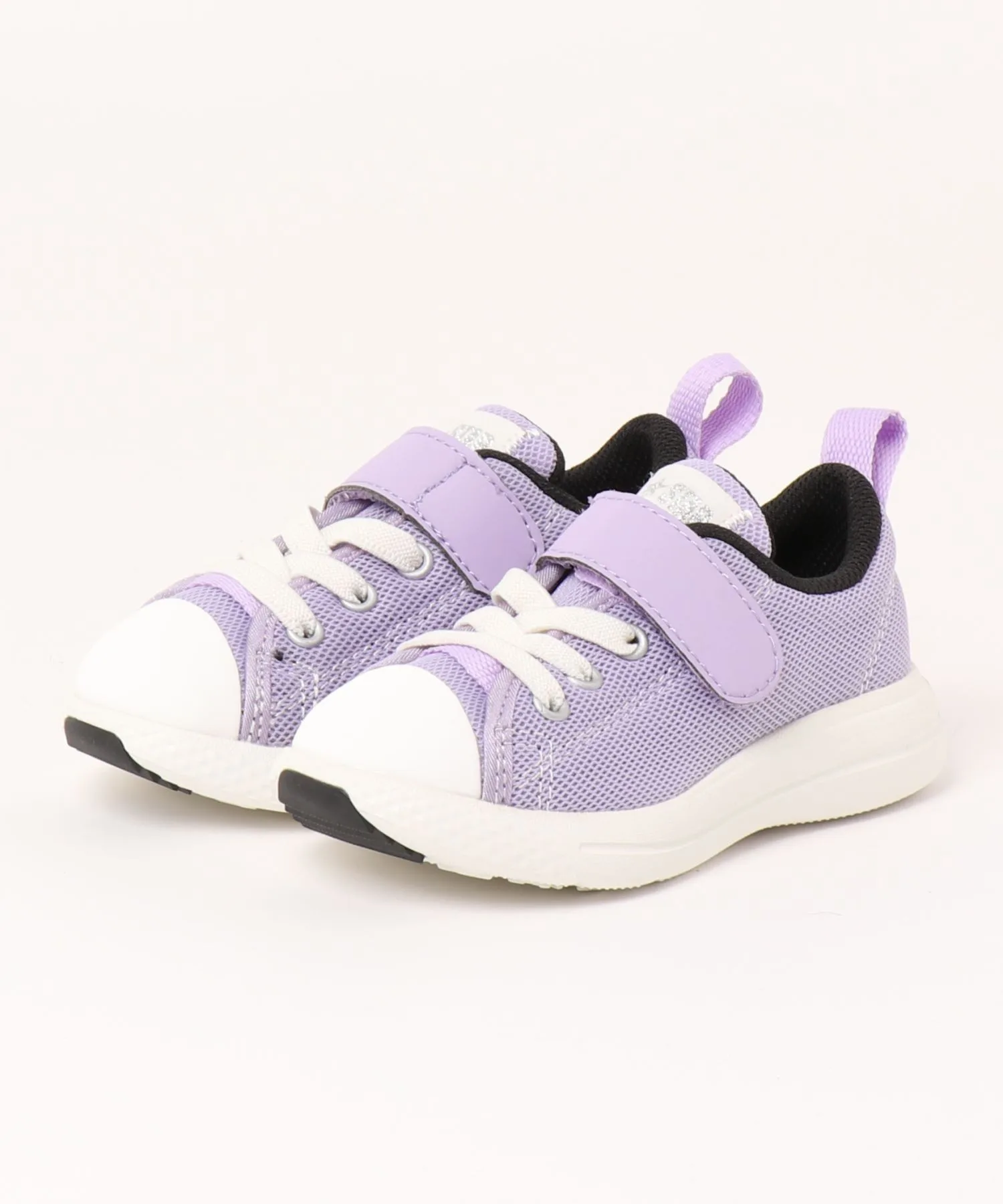 Детские кроссовки с липучкой CONVERSE CHILD ALLSTAR LIGHT ACTIVE V-1 OX сиреневые