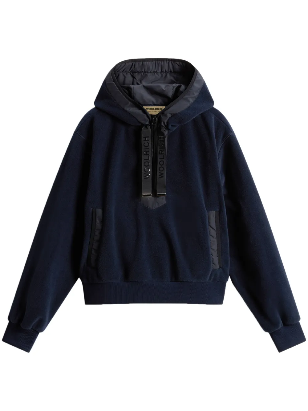 

Флисовое худи WOOLRICH, синий