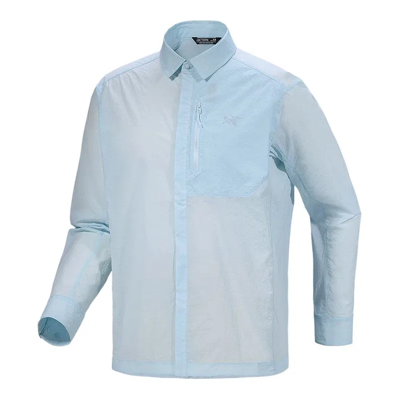 Рубашка-овершерт Arc'teryx Ossa для мужчин Arcteryx, Cloud Blue/Alpine Blue